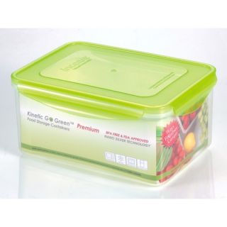 Premium 112 oz.Rectangle Food Storage Container with Moisture Rack