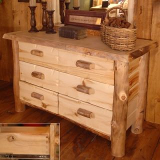 Timber Designs Silver Creek 6 Drawer Dresser   SCD 6 / SCD 6 HON