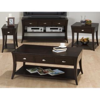 Jofran Double Header Mobile Coffee Table Set