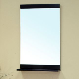 Bellaterra Home Ramsey Solid Wood Framed Mirror in Black   203107