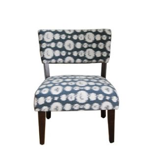 Kinfine Large Ikat Gigi Fabric Slipper Chair   K1606 F1197