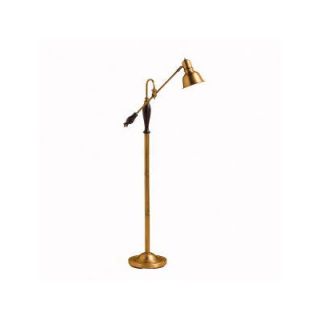 Kichler Westwood at Work Adjustable Antique Brass Floor Lamp