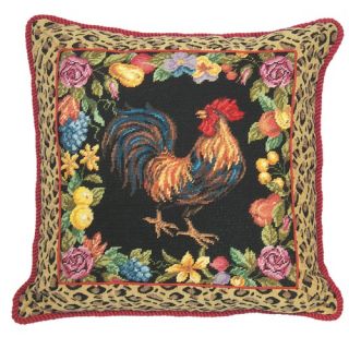123 Creations Rooster with Leopard Print 100% Wool