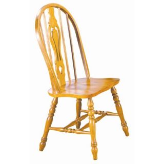 Sunset Trading Sunset Selections Keyhole Back Side Chair   DLU 124 S