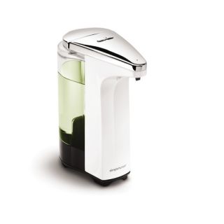 Compact Sensor Pump for Soap or Sanitizer in White