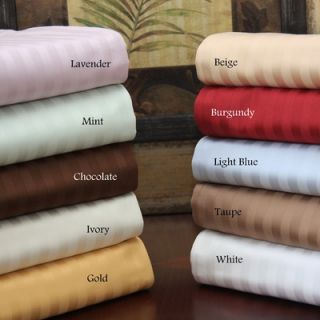 Simple Luxury 650 Thread Count Egyptian Cotton Stripe Queen Waterbed