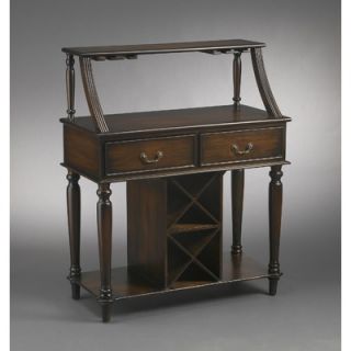 AA Importing Victorian Inspired Sideboard Bar Cabinet in Brown