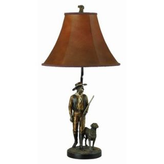 Cal Lighting Hunter Table Lamp in Bronzy