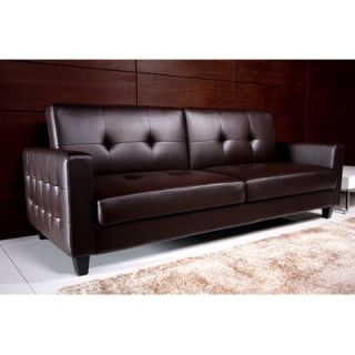 Dorel Home Products Revolution Rome Faux Leather Convertible Sofa