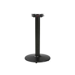 Black Steel Table Base with Reversible Round or Square Table Top
