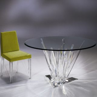 Shahrooz Crystals Acrylic Dinette Dining Table   CR1600 C/GT