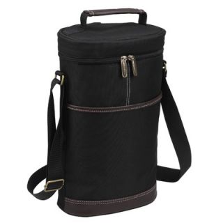 Picnic At Ascot Two Bottle Carrier in Black
