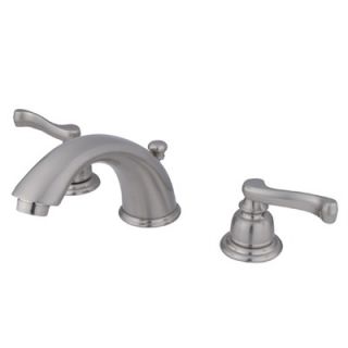 Elements of Design Widespread Bathroom Faucet with Double Lever