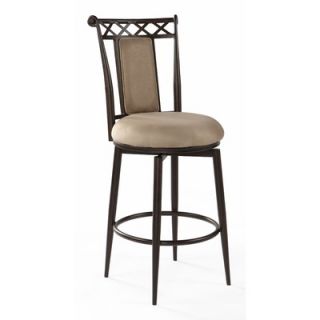 Chintaly Memory Return Swivel Counter Stool in Taupe   0724 CS AUT