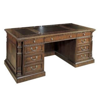 Hekman Presidential Desk with 7 Drawers