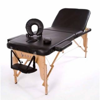 SierraComfort Relax Portable Massage Table   TC C62T BLACK