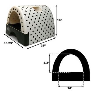 Kittyagogo Designer Cat Litter Box with New Leopard Print Cover