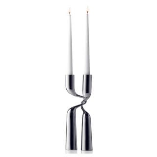 Mikaela Dorfel Stainless Steel Double Candlesticks