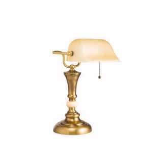 Kichler Westwood Kirketon One Light Desk Lamp in Antique Brass