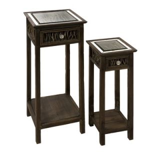 IMAX Multi Tiered Telephone Tables (Set of 2)