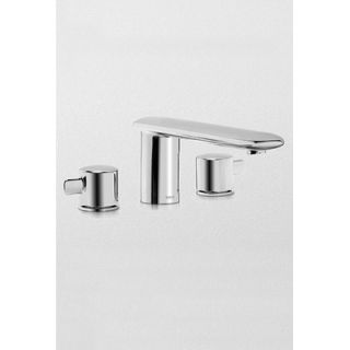 Toto Aquia Double Handle Deck Mount Tub Only Faucet   TB416DD BN