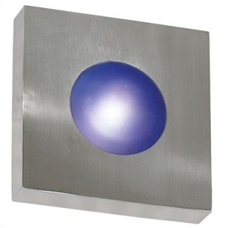Kenroy Home Burst Outdoor Square Wall Sconce in Polished Aluminum