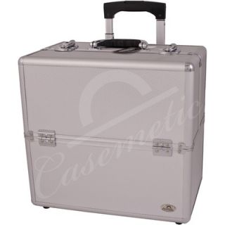 Casemetic Dot Pattern Rolling Makeup Case with Removable Handle and