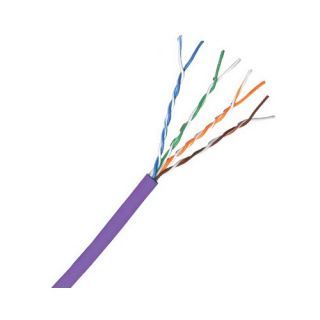 Cat 5e 350MHz Solid Cable in Purple