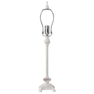 Jubilee Collection Scroll Glass Ball Table Lamp with a Pink Scallop