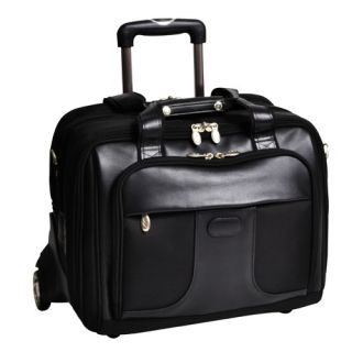 Series Chicago Nylon 2 in 1 Removable Wheeled Laptop Overnight Bag