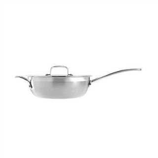 Le Creuset Stainless Steel 3.5 Quart Chefs Pan with Lid   SSC6100