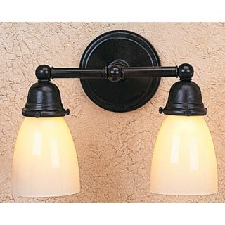 Arroyo Craftsman Berkeley Vanity Light with Oval Shaped Shades   BS