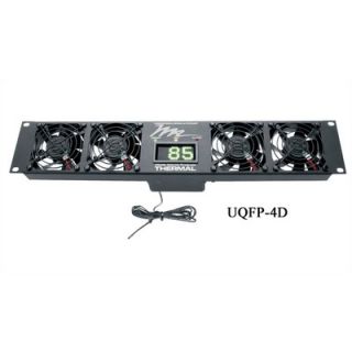 Middle Atlantic UQFP Series Ultra Quiet Fan Panel, with Local Display