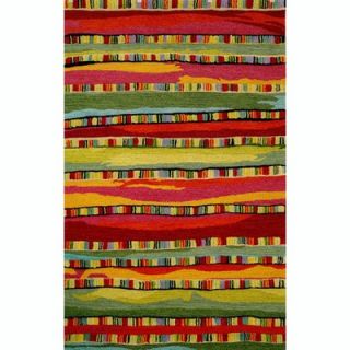 Trans Ocean Seville Mosaic Stripe Fiesta Rug