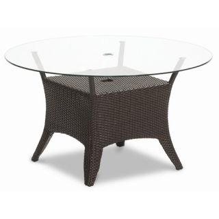 Woodard Cromwell Chat Dining Table with Rodeo Cast Top   7P5400