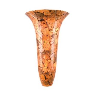 Varaluz Sustainable Shell Big Sconce   Four Light with Chocolate Tiger