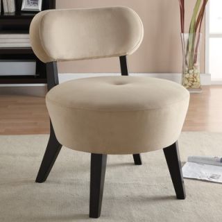 Wildon Home ® Microfiber Accent Chair in Cream