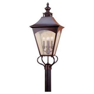Feiss Homestead Four Light Outdoor Post Lantern in