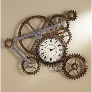 Wildon Home ® Redd Gear Wall Art with Clock
