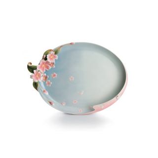 Sakura Floral Oval Porcelain Serving Platter
