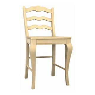 Color Cuisine Ladderback Counter Stool in Natural