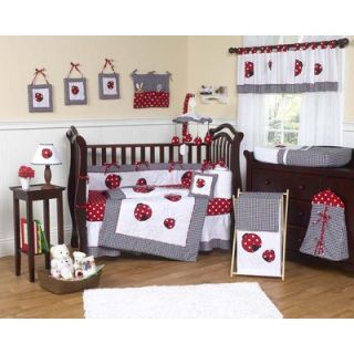 Sweet Jojo Designs Polka Dot Ladybug Crib Bedding Collection