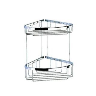  by Nameeks Basket Double Large Corner Shower Basket in Chrome   183