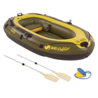 Sevylor 4 Person Fish Hunter Boat with Pump and Oar   3000001078