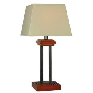 Kenroy Home Hadley 1 Light Outdoor Table Lamp   32195CYGY