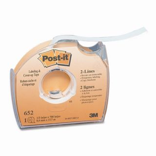 Removable Cover Up Tape, Non Refillable, 1/3 x 700 roll