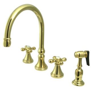 Elements of Design Deck Mount Two Handle Widespread Kitchen Faucet