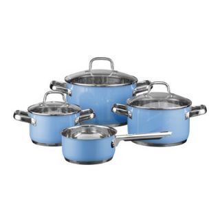 ELO Cookware Classic Color Stainless Steel 7 Piece Cookware Set
