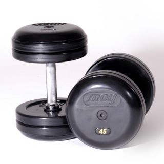 Troy Barbell Pro Style Rubber Dumbbells   RUFD 005