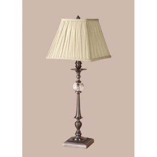 12 Villandry Table Lamp with Classic Shade in Antique Pewter